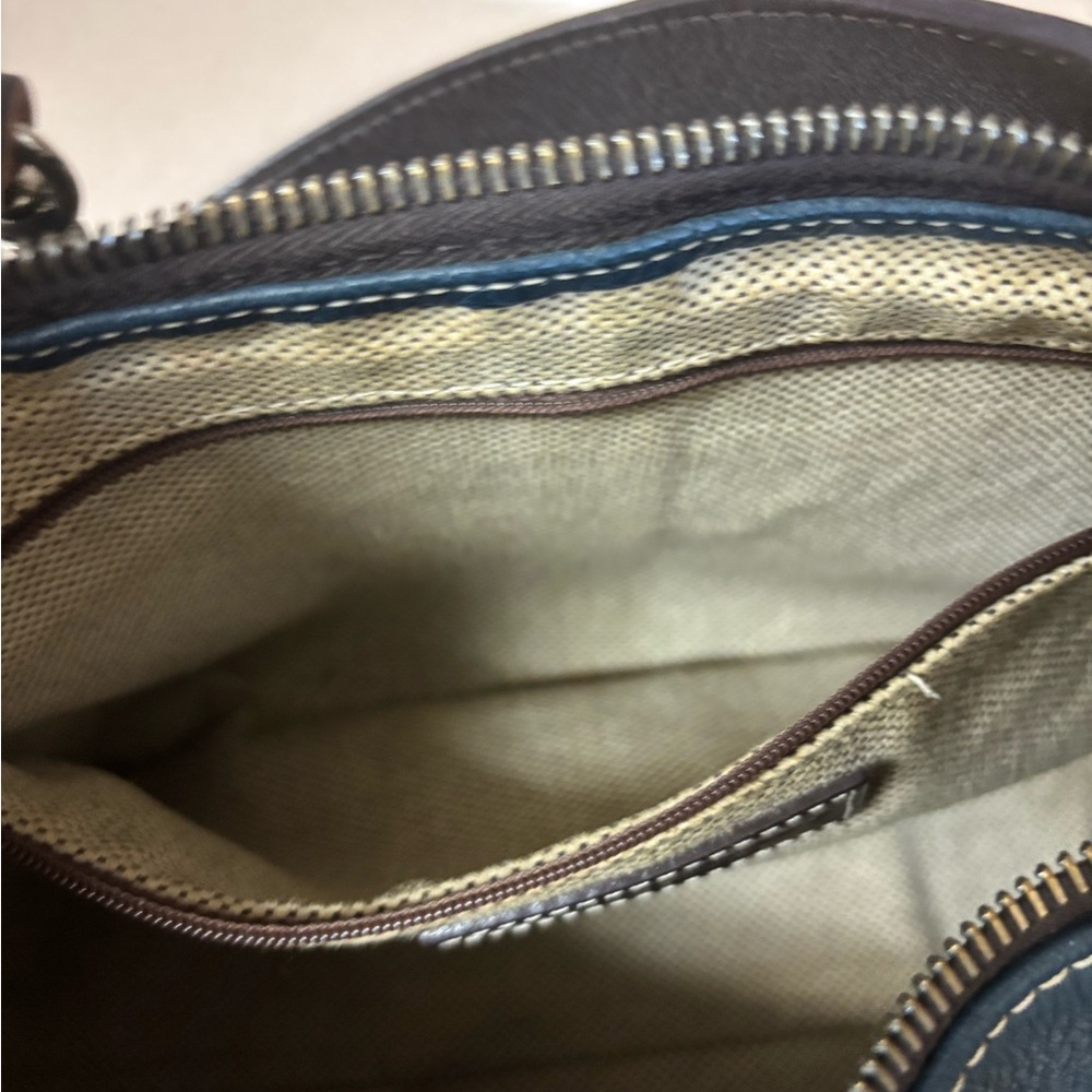 Vintage Dooney & Bourke Navy Shoulder Bag - Picture 13 of 16